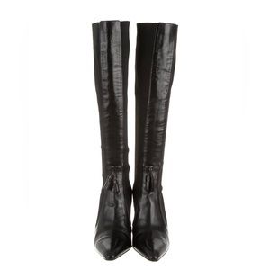 YSL Leather Boot with tassel, size 36